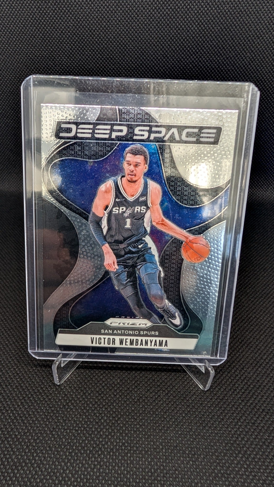 2024-25 Panini Prizm #2 Victor Wembanyama Deep Space Prizms Silver