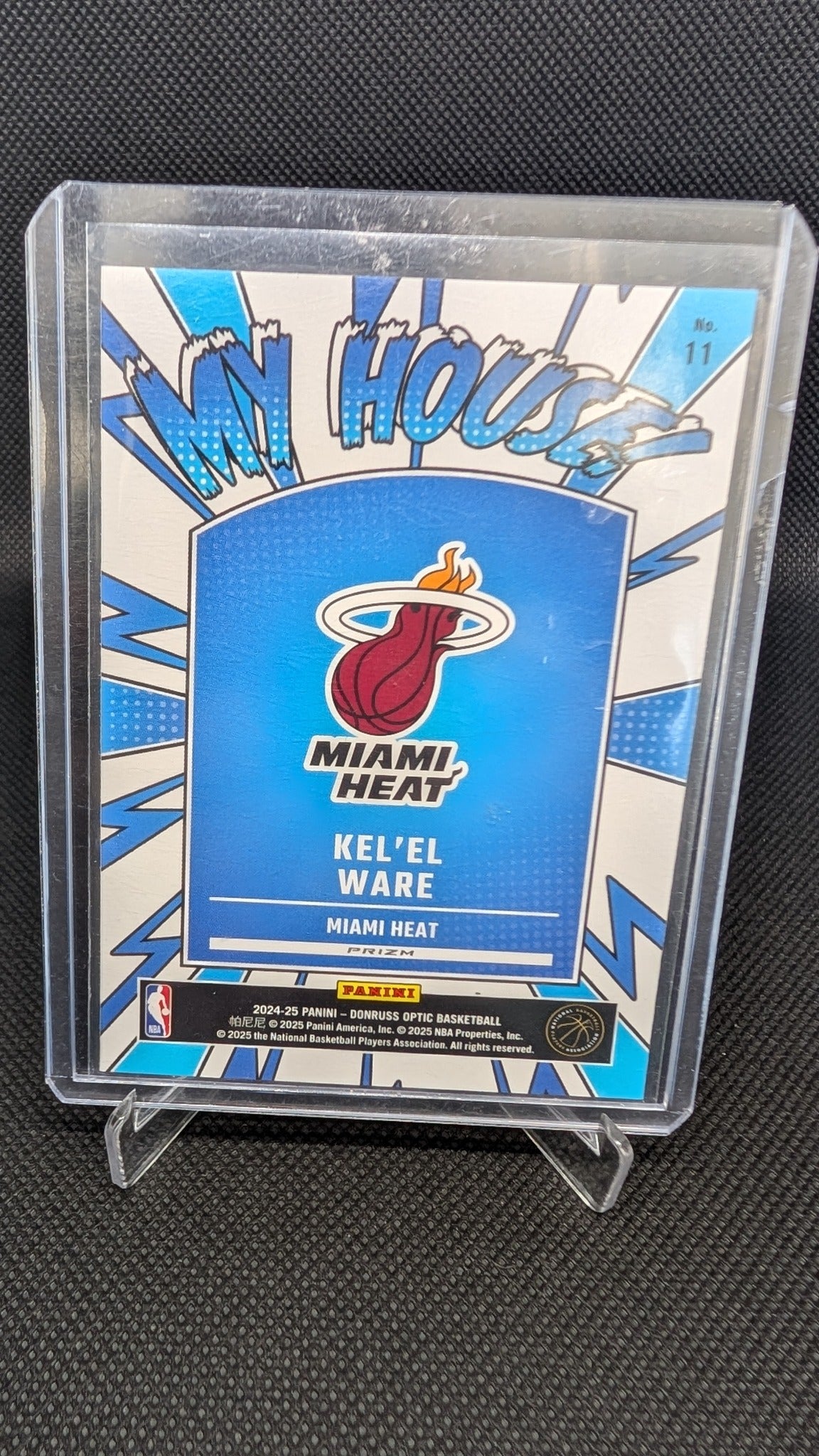 2024-25 Donruss Optic #11 Kel'el Ware My House Purple