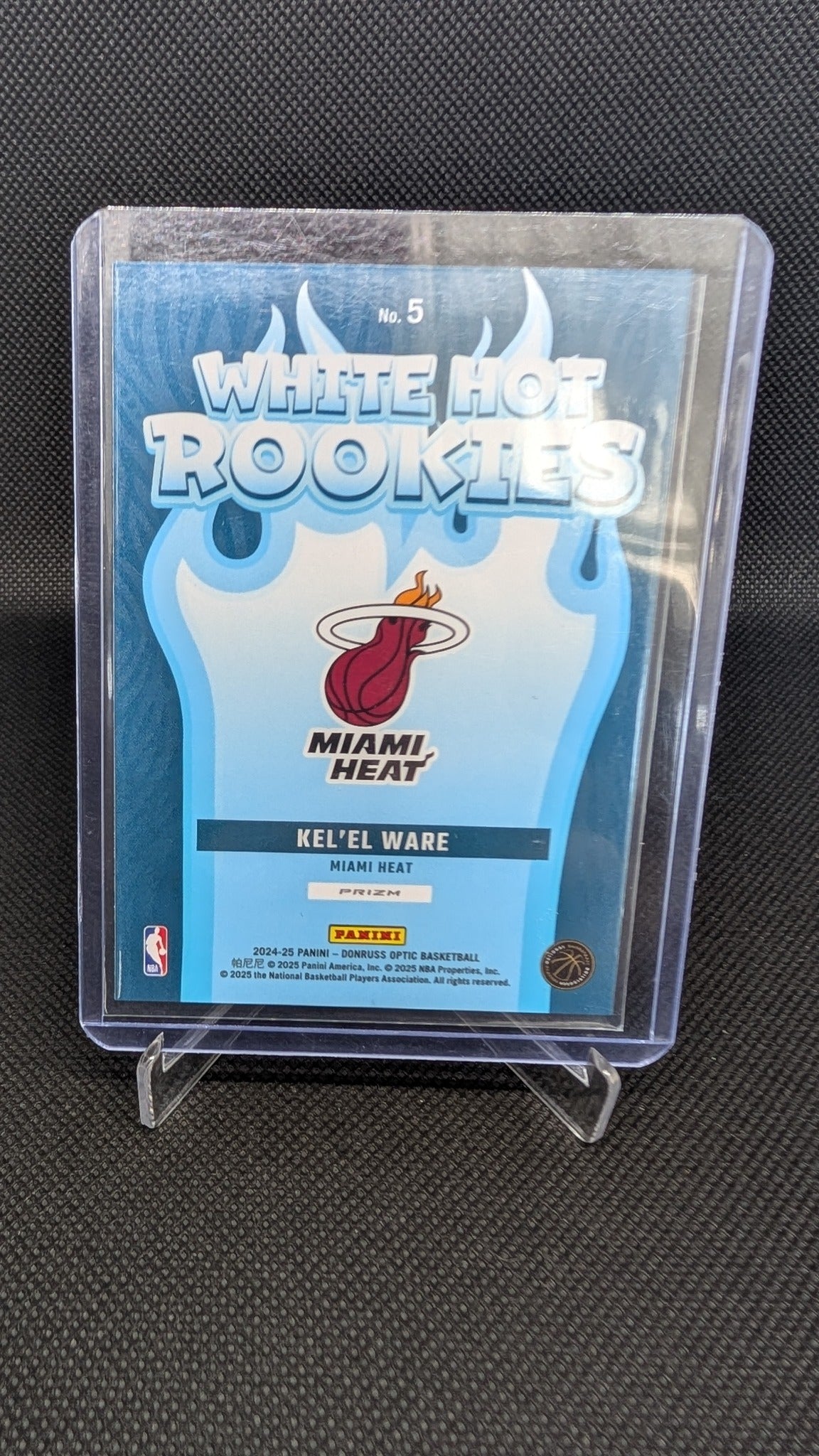 2024-25 Donruss Optic #5 Kel'el Ware White Hot Rookies