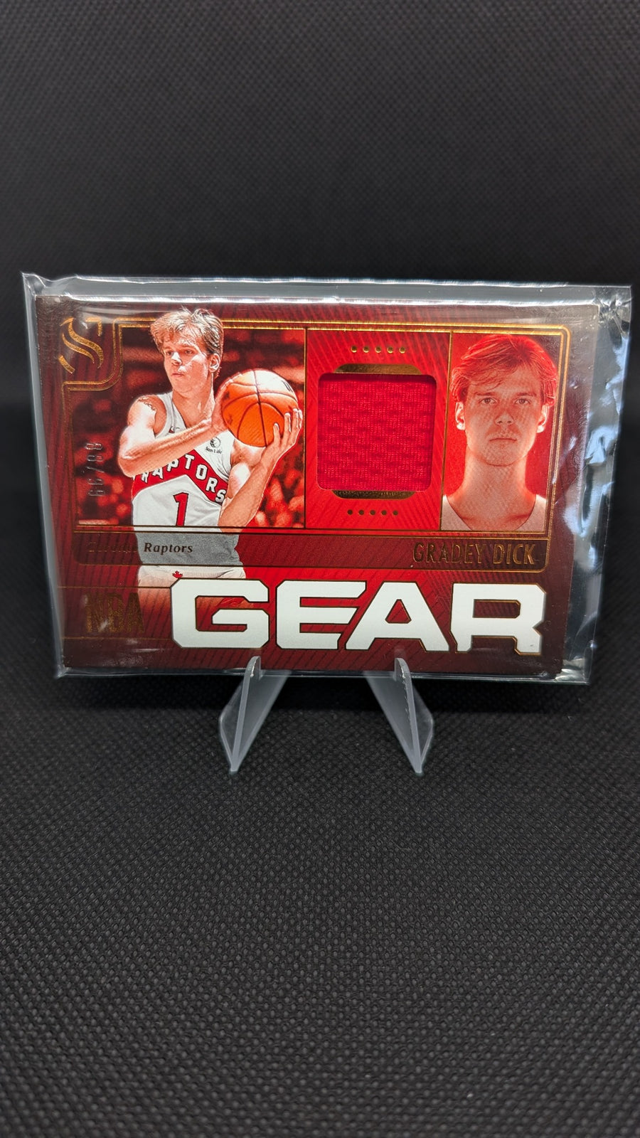 Gradey Dick NBA Gear Patch 2024-25 Panini Silhouette #NG-GDI
