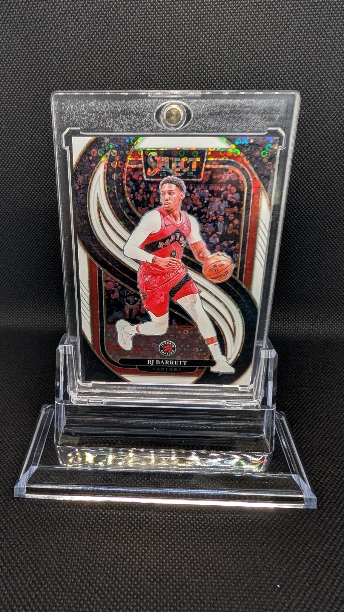 2024-25 Panini Select #109 RJ Barrett White Disco Prizm #/75