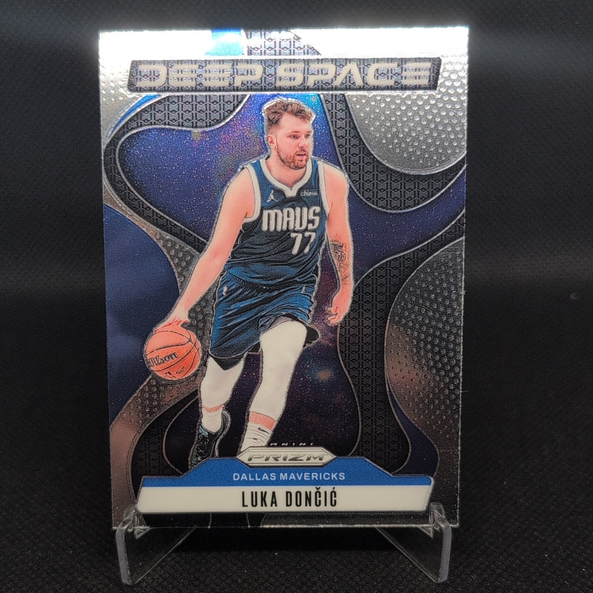 2024-25 Panini Prizm #4 Luka Doncic Deep Space Prizms Silver