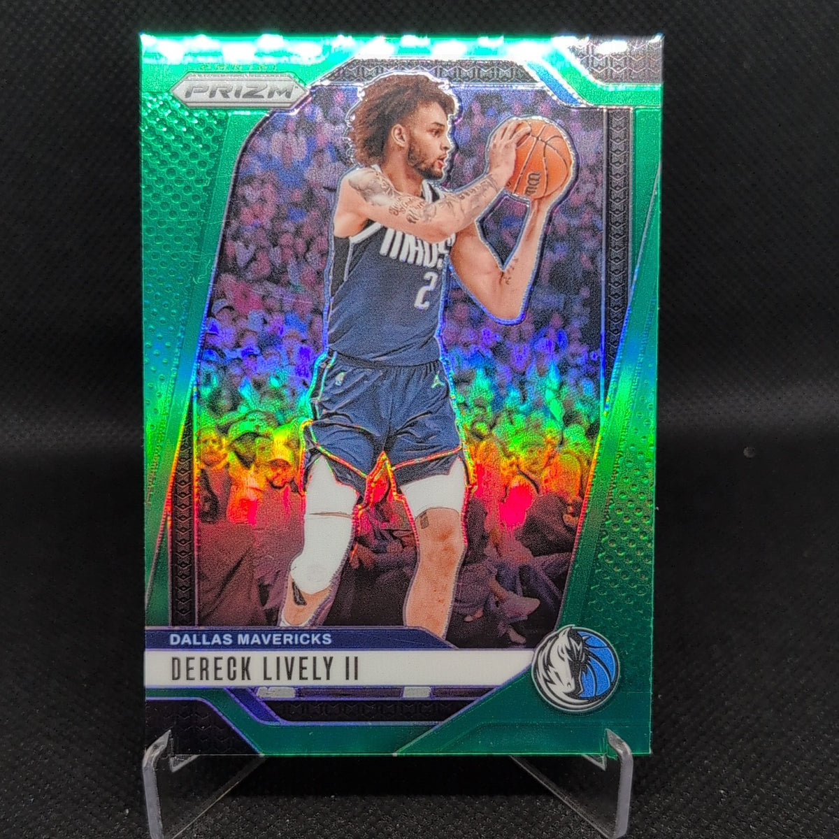 2024-25 Panini Prizm #214 Dereck Lively II Prizms Green