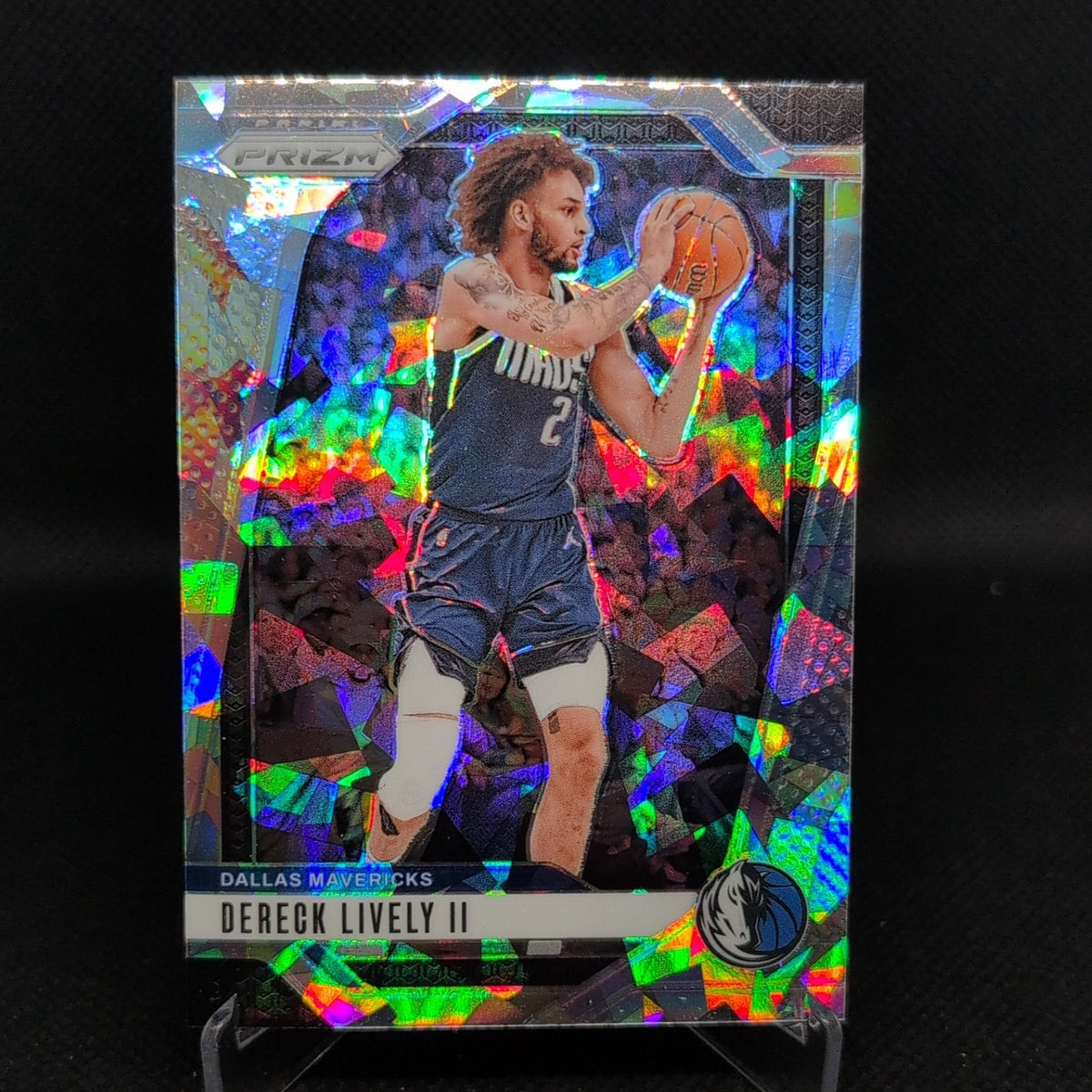 2024-25 Panini Prizm #214 Dereck Lively II Prizms Ice