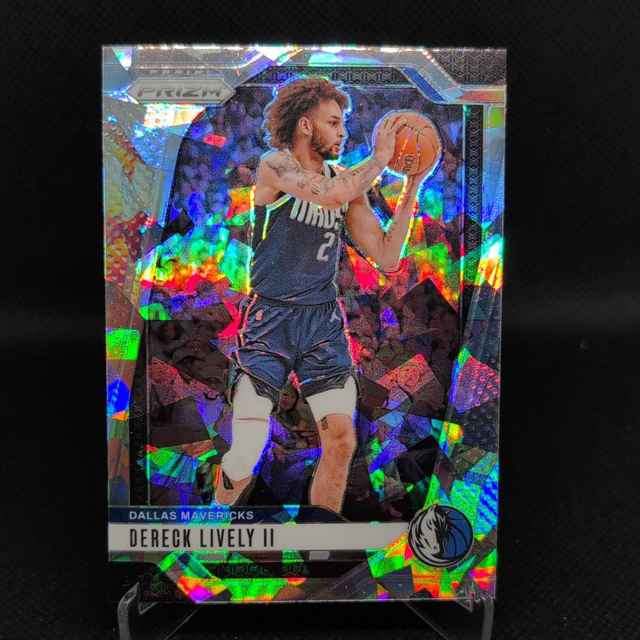 Dereck Lively II Prizms Ice 2024-25 Panini Prizm #214