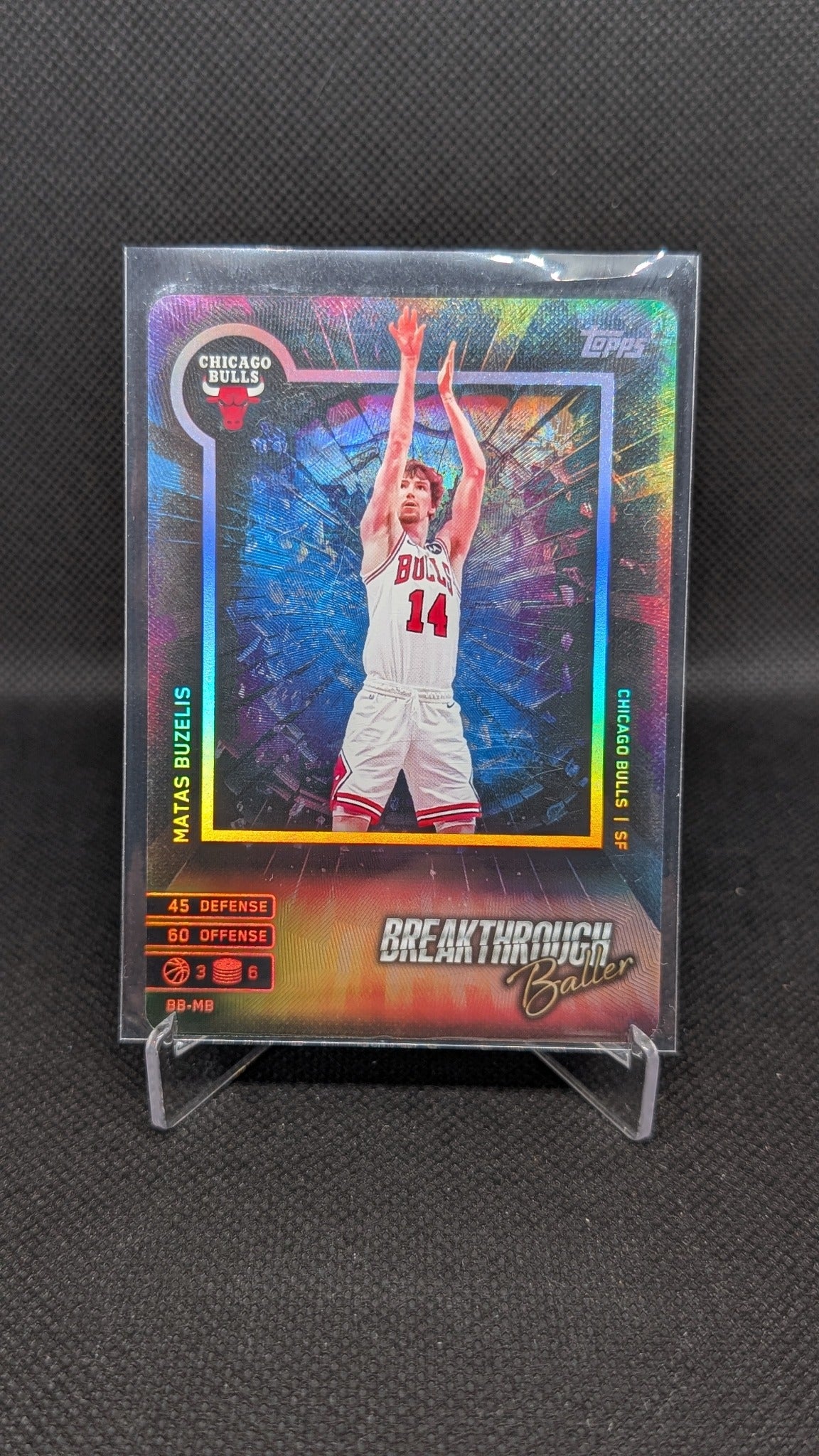 Matas Buzelis 2025-26 Topps Match Attax #BB-MB NBA basketball card
