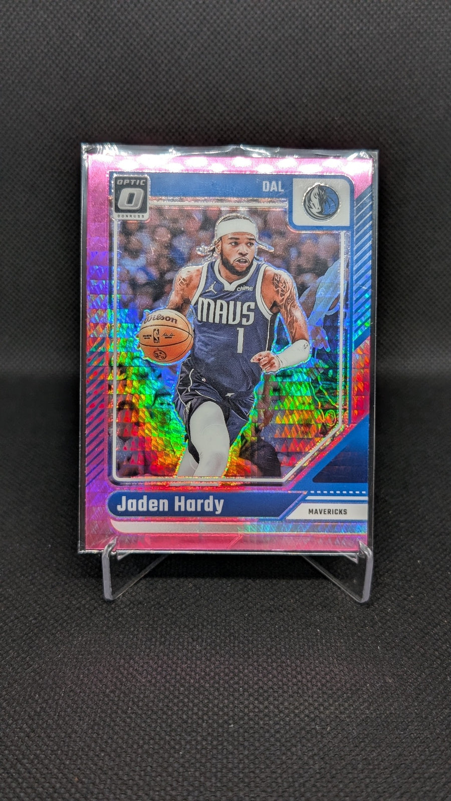 Jaden Hardy 2024-25 Donruss Optic #33 NBA basketball card