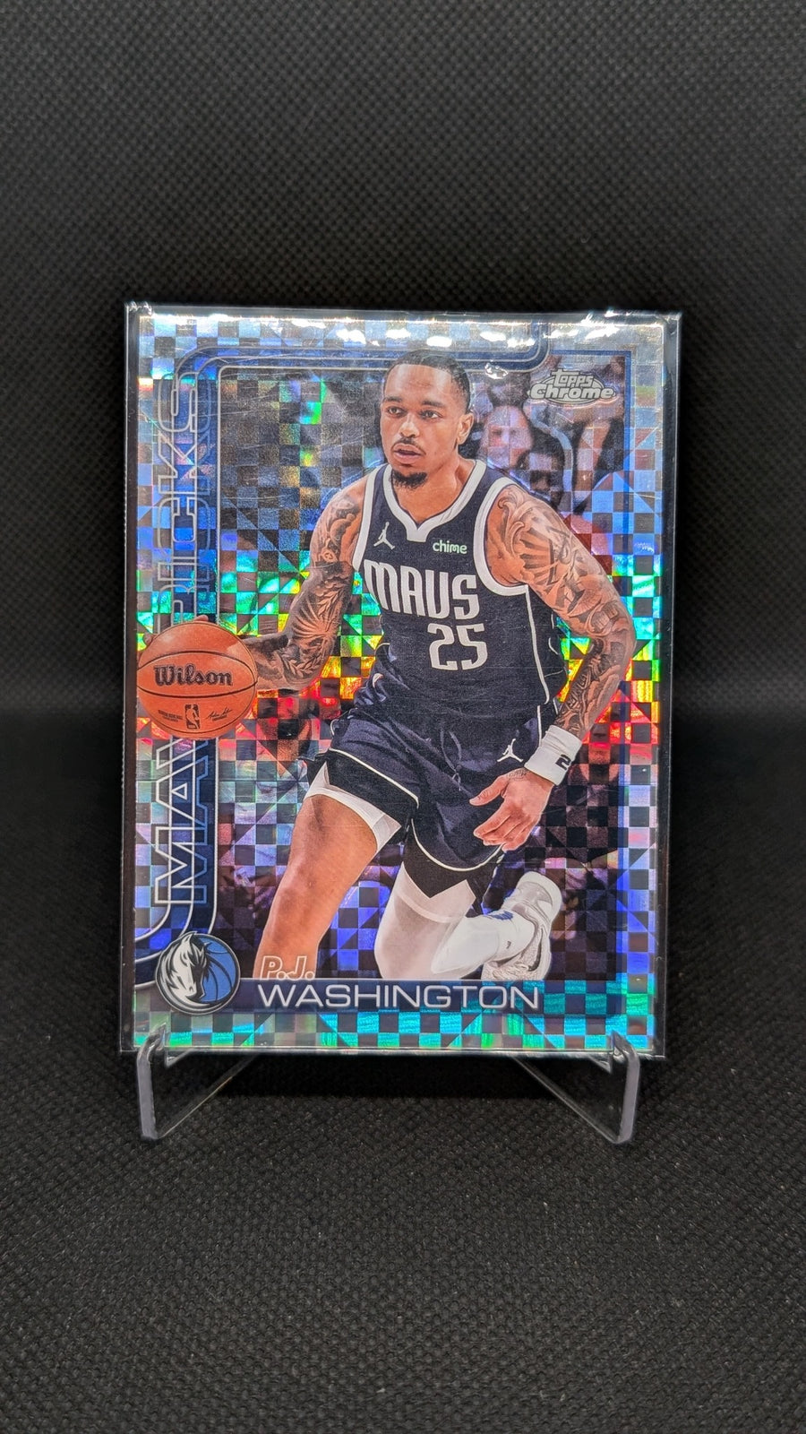 P.J. Washington 2025-26 Topps Chrome #19 NBA basketball card