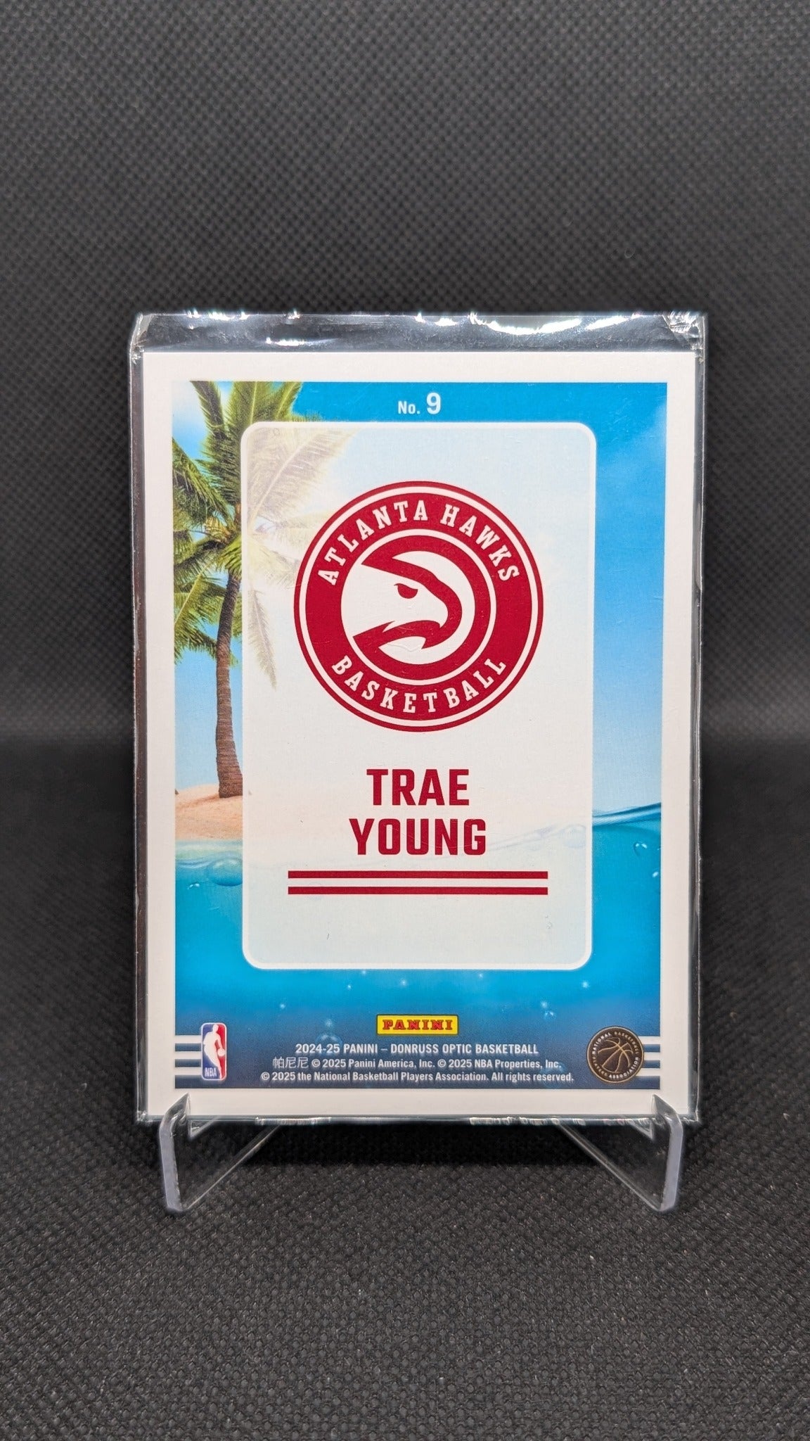 Trae Young 2024-25 Donruss Optic #9 Splash! NBA basketball card