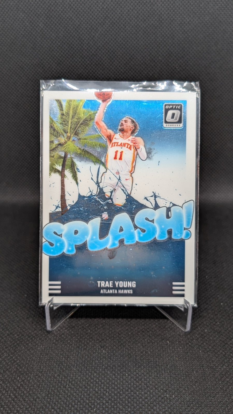 Trae Young 2024-25 Donruss Optic #9 NBA basketball card