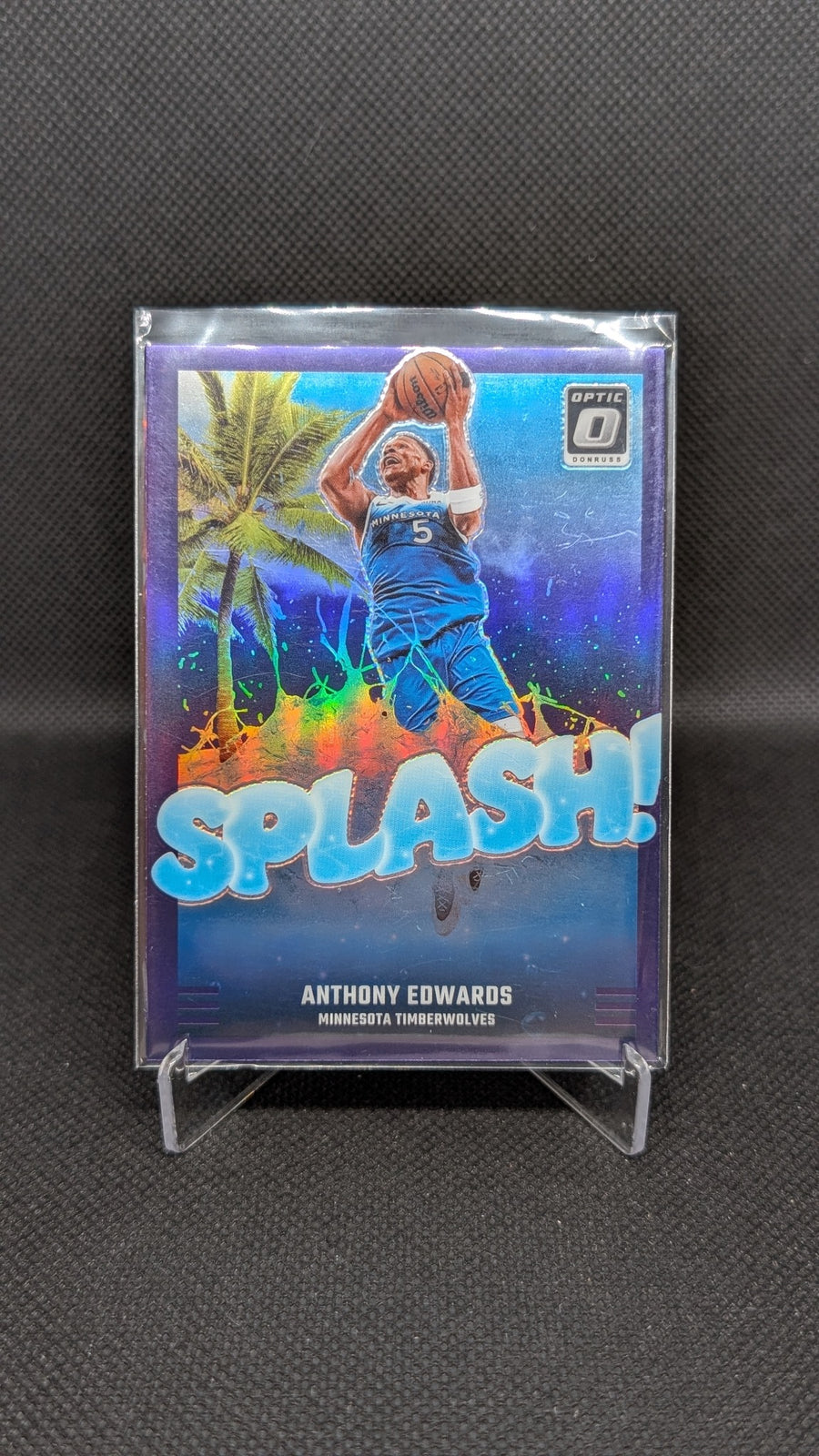 Anthony Edwards 2024-25 Donruss Optic #7 NBA basketball card