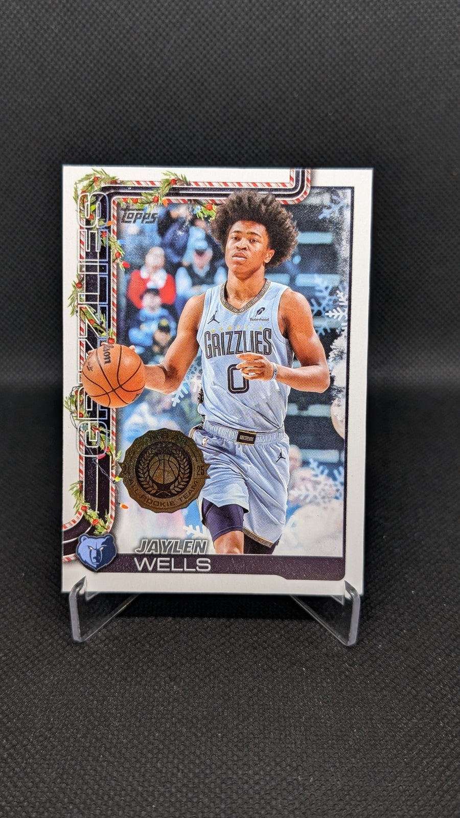 Jaylen Wells 2025-26 Topps Holiday #H147 NBA basketball card