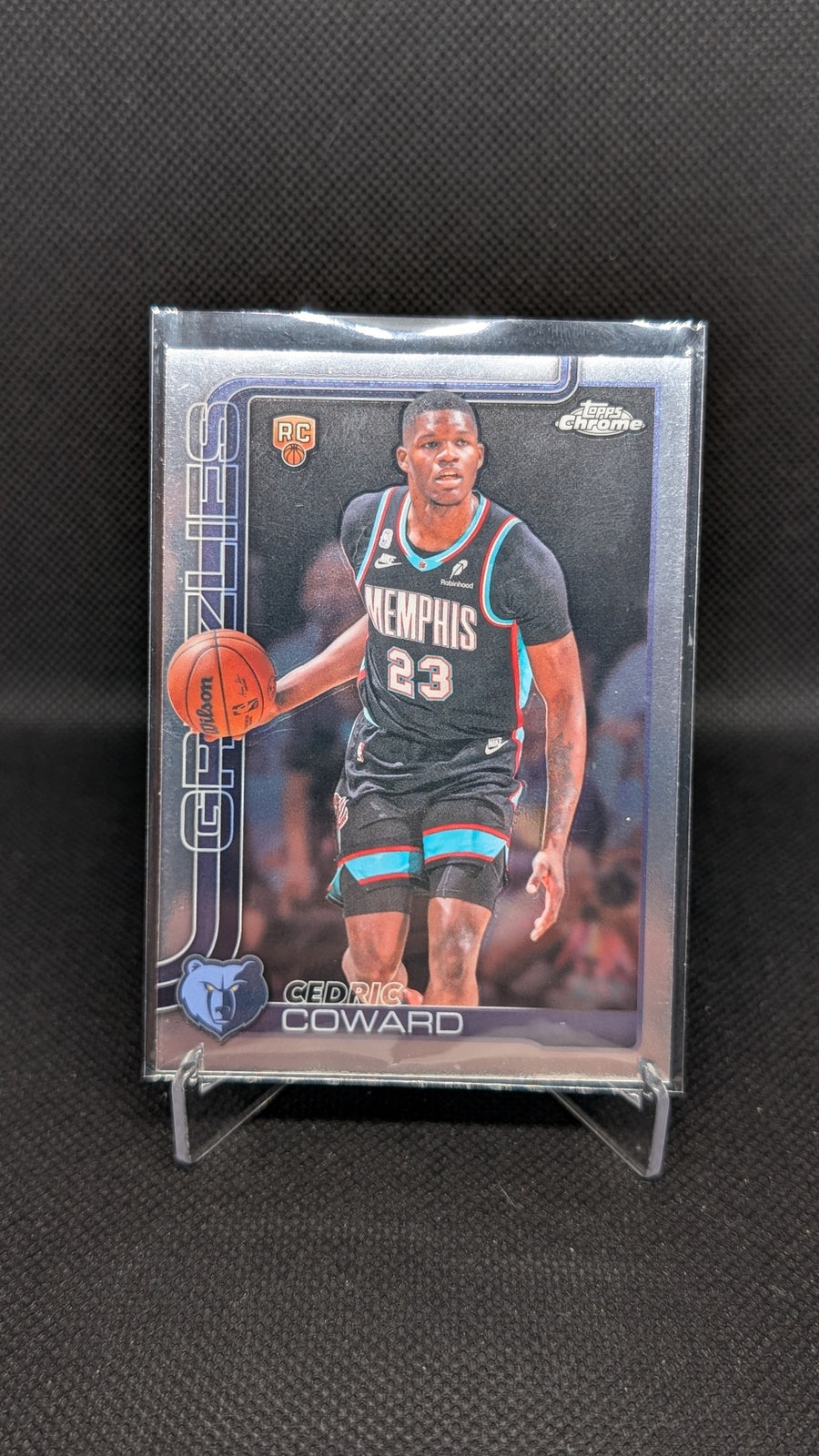 Cedric Coward 2025-26 Topps Chrome Update #161 NBA basketball card