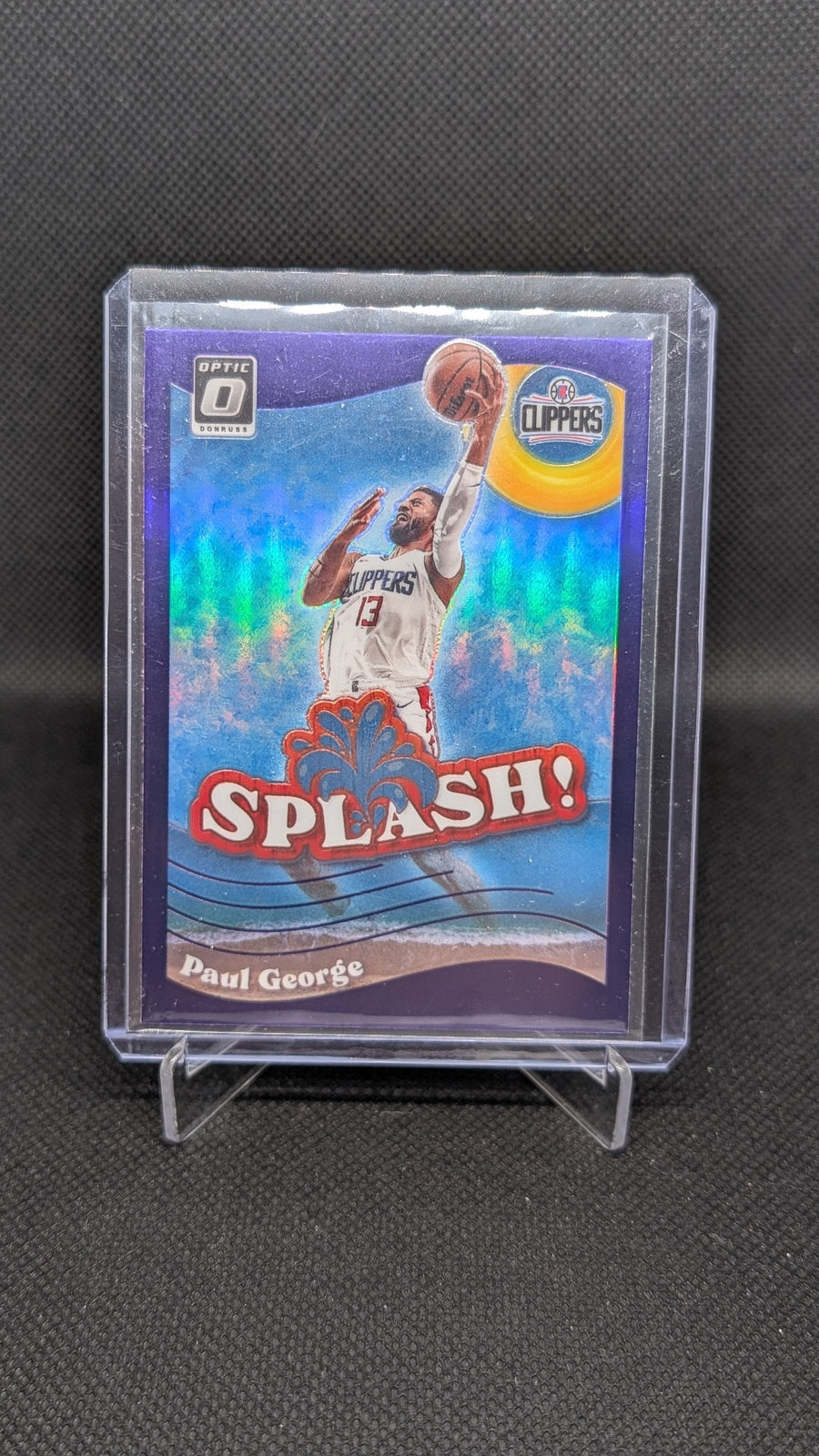 Paul George 2023-24 Donruss Optic #7 NBA basketball card