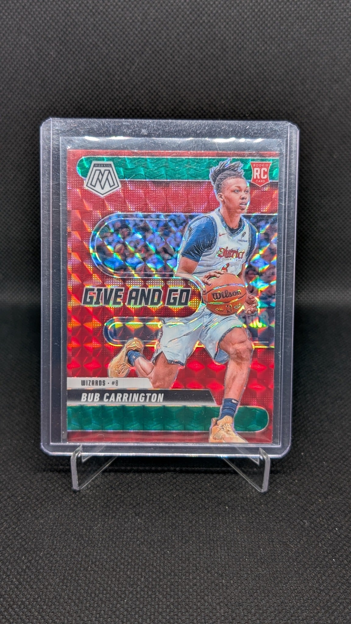 Bub Carrington 2024-25 Panini Mosaic #15 NBA basketball card