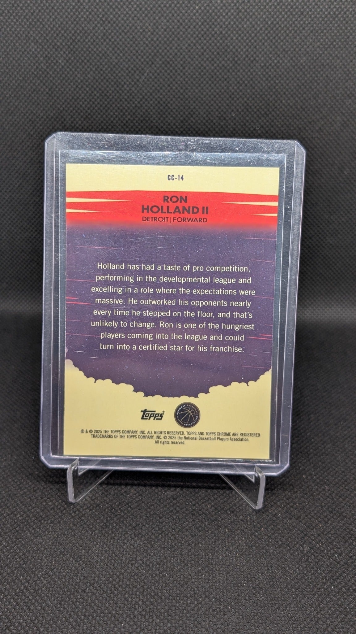Ron Holland II 2024-25 Topps Chrome #CC-14 Countdown Complete Blue Basketball NBA basketball card