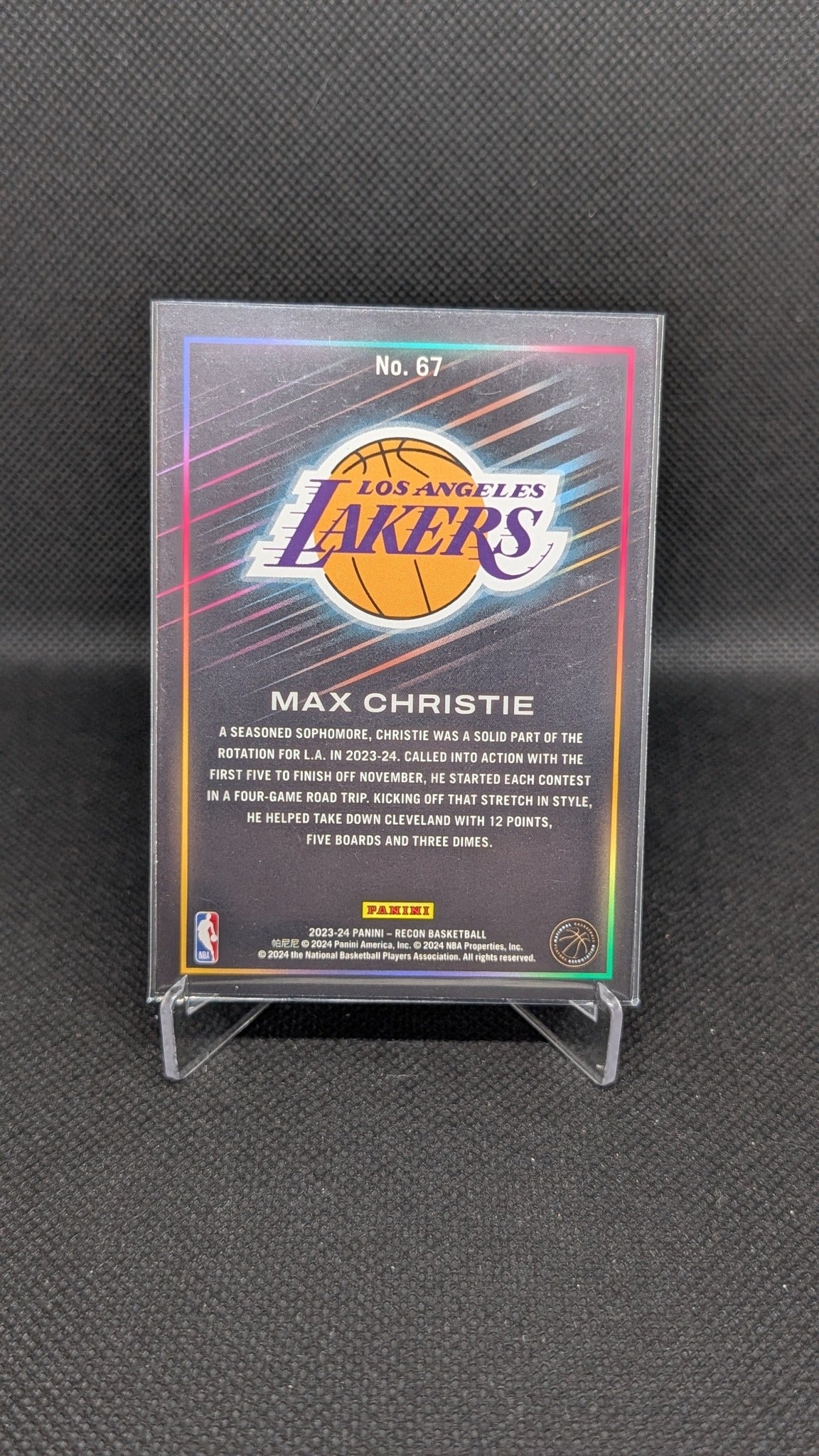 Max Christie 2023-24 Panini Recon #67 NBA basketball card