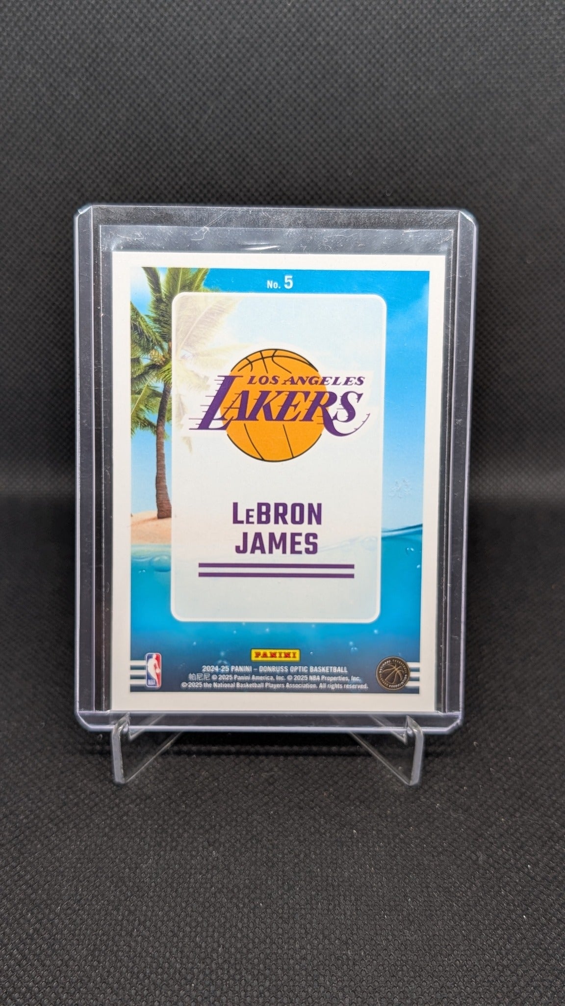 LeBron James 2024-25 Donruss Optic #5 Splash! NBA basketball card