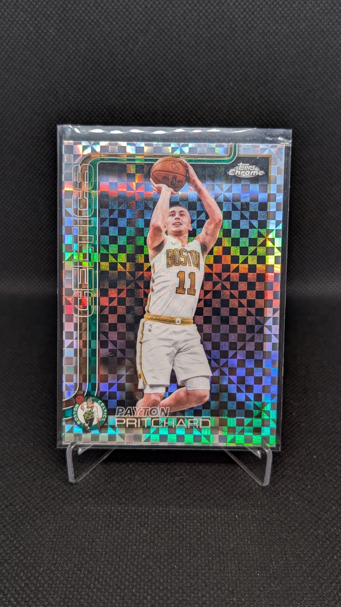 Payton Pritchard 2025-26 Topps Chrome Update #121 NBA basketball card
