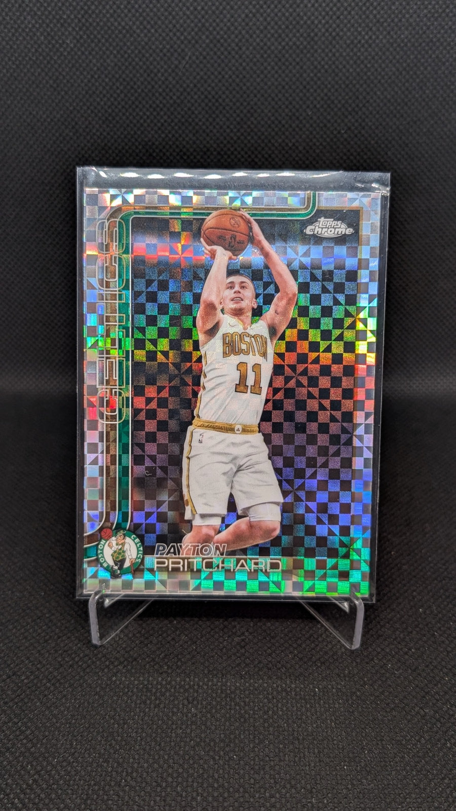 Payton Pritchard 2025-26 Topps Chrome Update #121 NBA basketball card