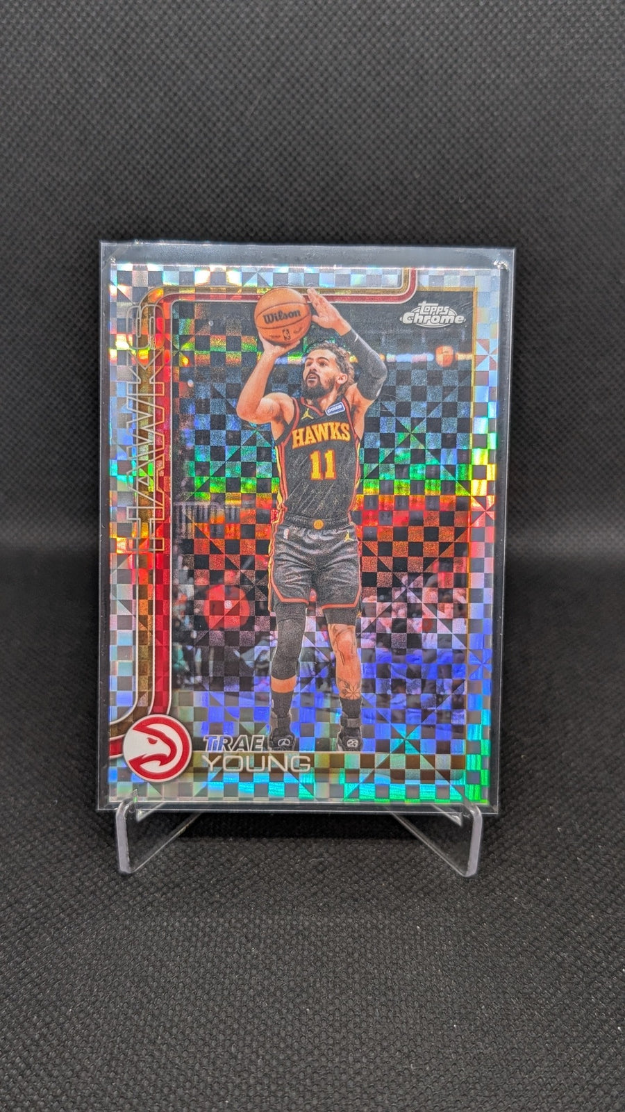 Trae Young 2025-26 Topps Chrome Update #36 NBA basketball card