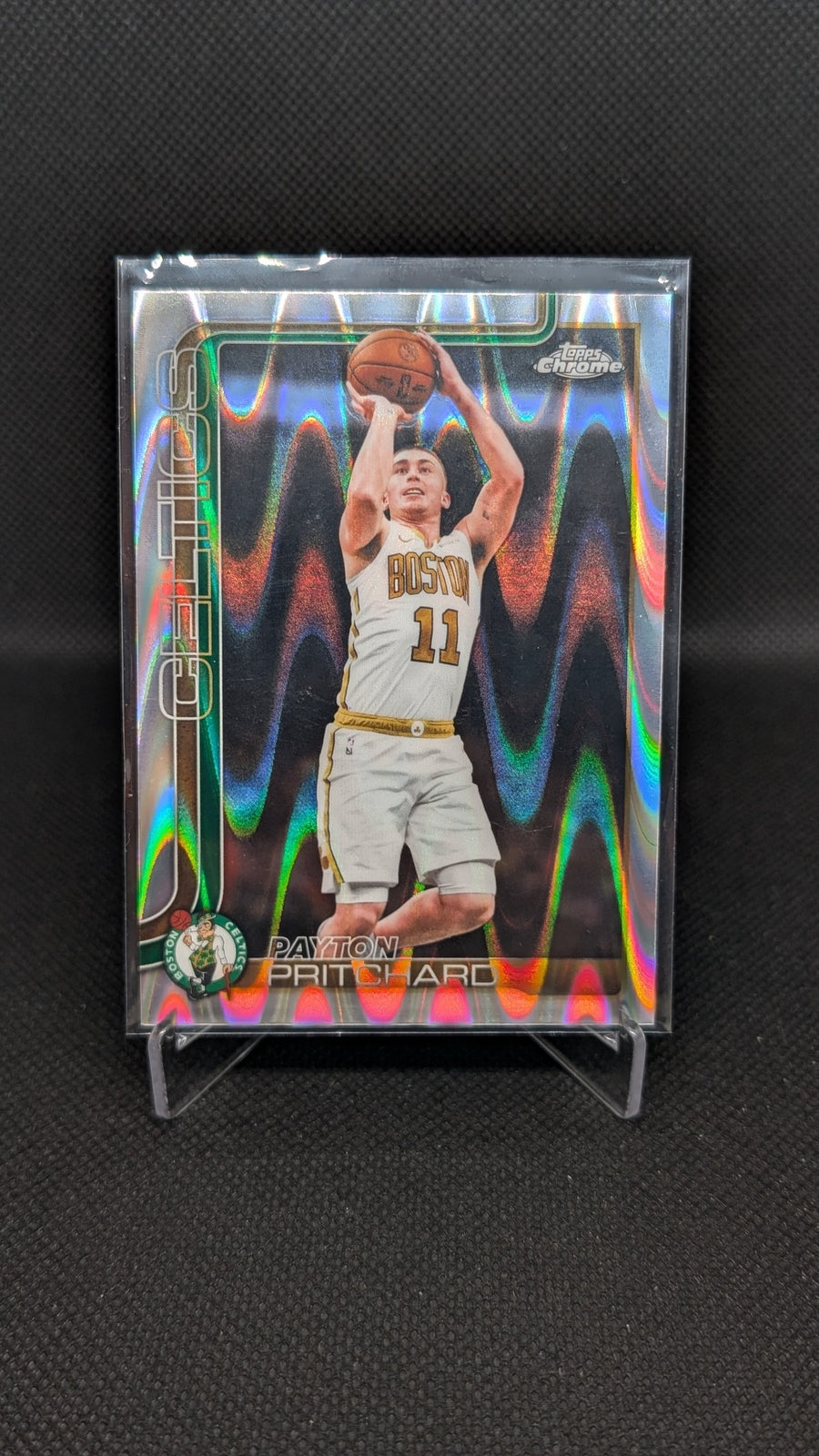 Payton Pritchard 2025-26 Topps Chrome Update #121 NBA basketball card