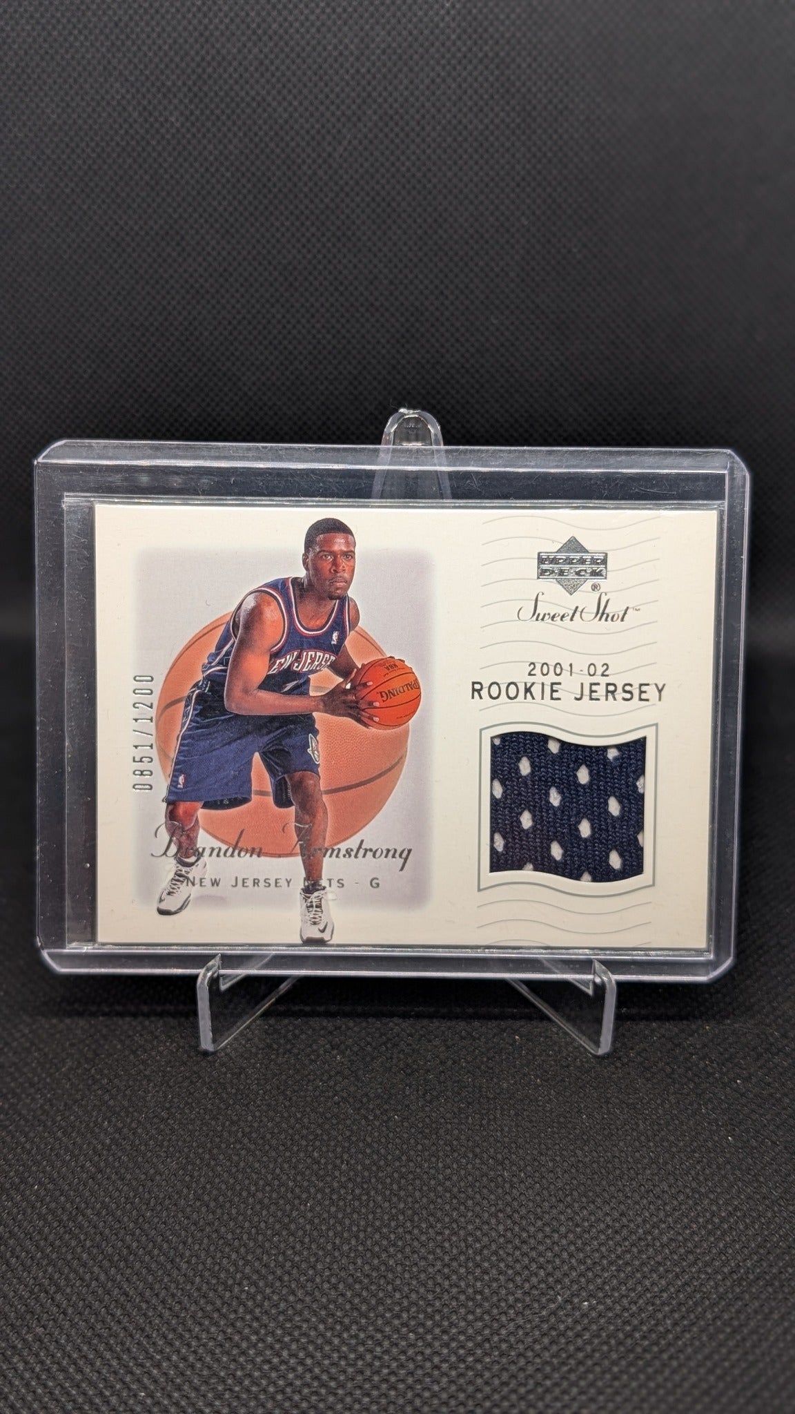 Brandon Armstrong 2001-02 Upper Deck Sweet Shot #106 NBA basketball card