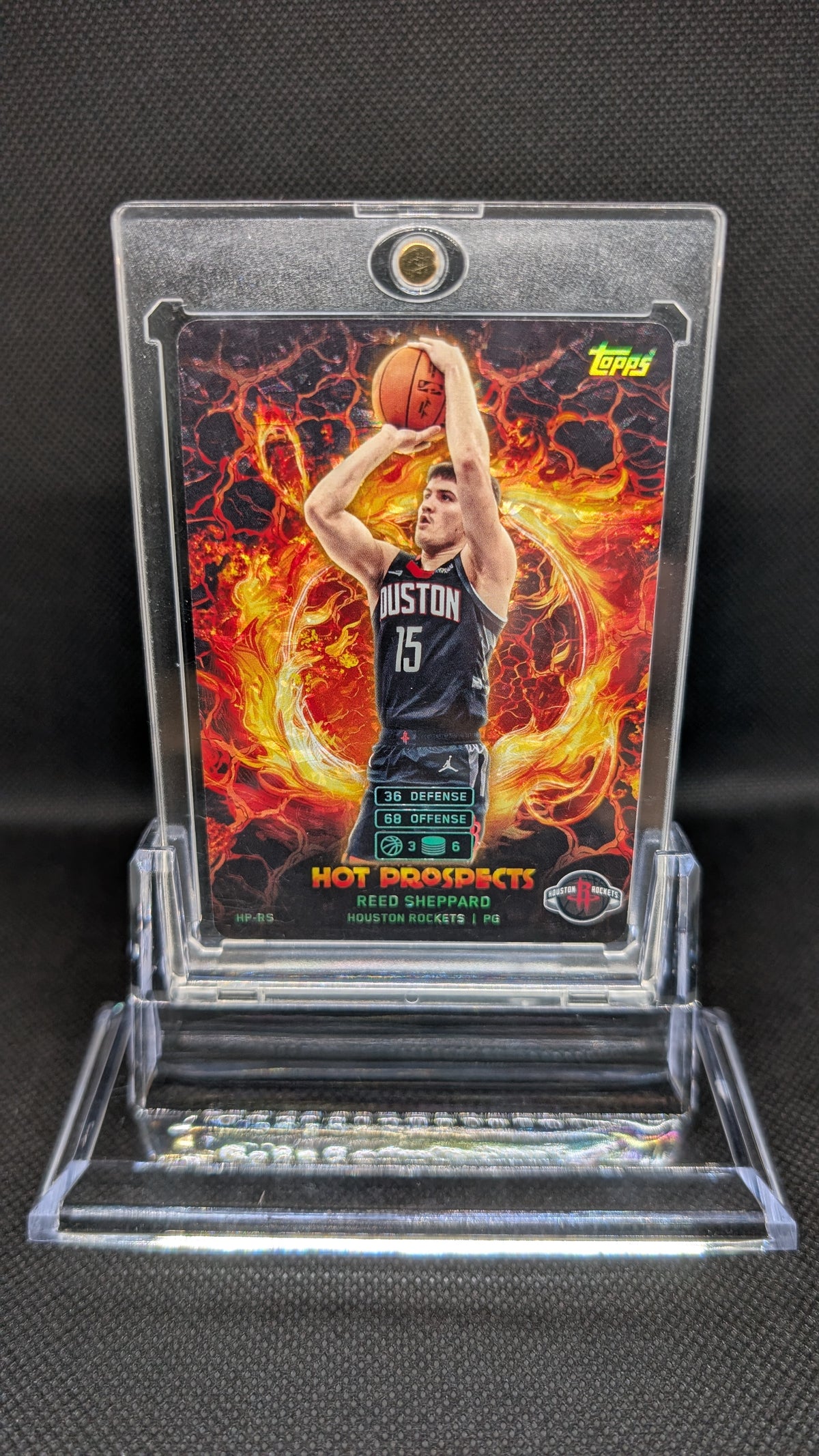 Reed Sheppard Hot Prospects 2025 Topps Match Attax HP-RS Houston Rockets